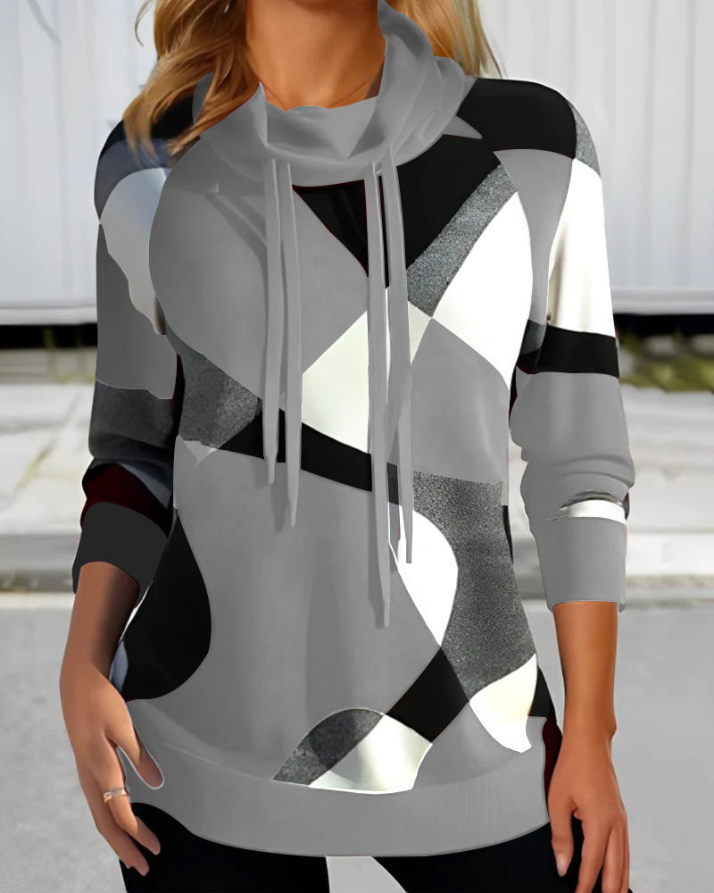Top Color Block Para Mujer Cuello Redondo Raglan Ana