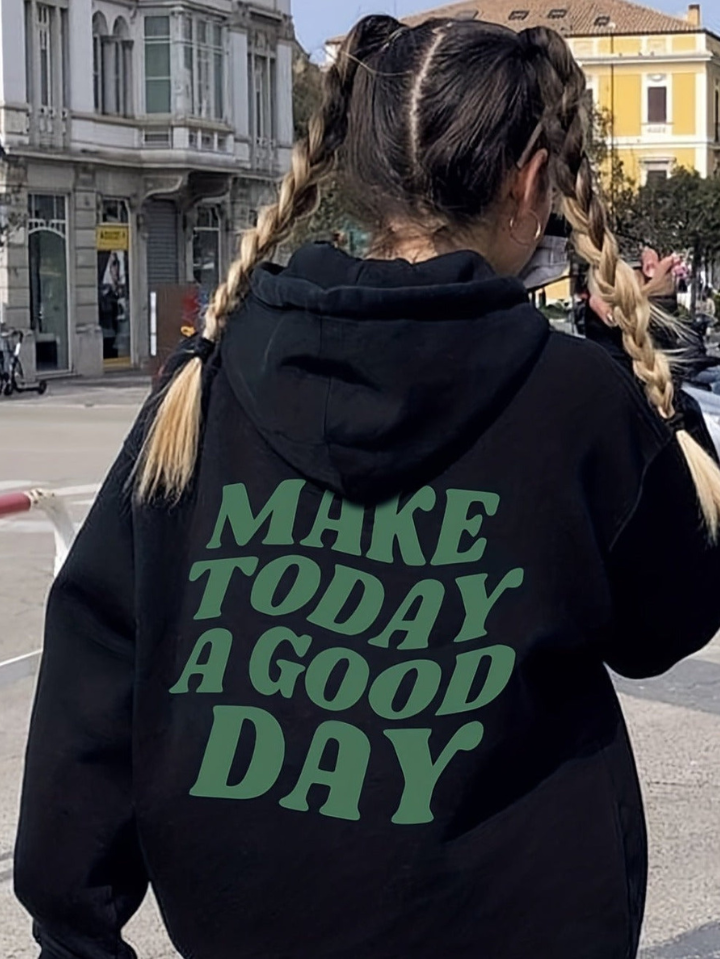 Sudadera Con Capucha Motivacional Con Mensaje Positivo Ana