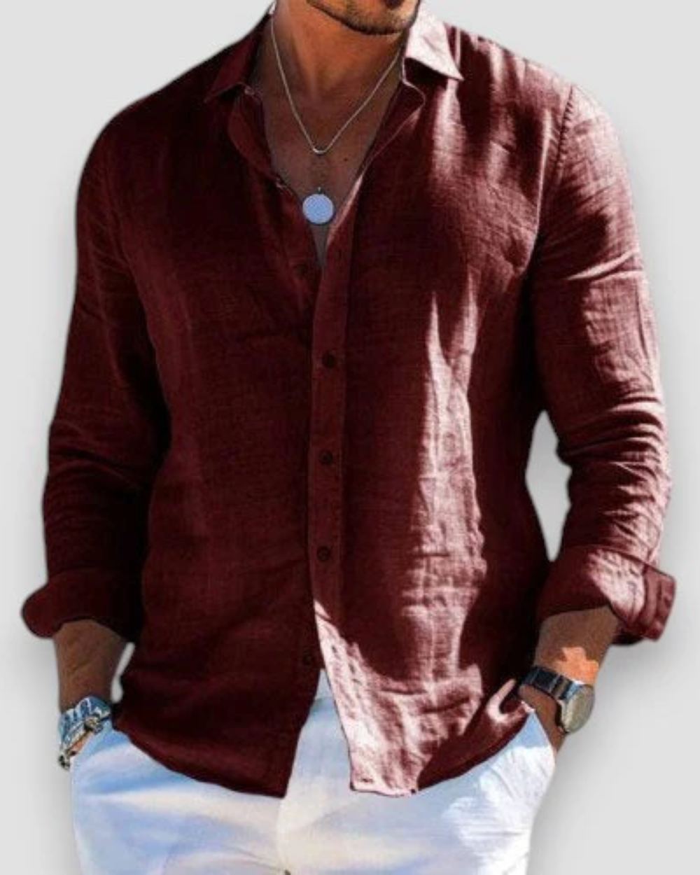 Camisa Hombre Premium Transpirable Con Estilo Urbano Juan