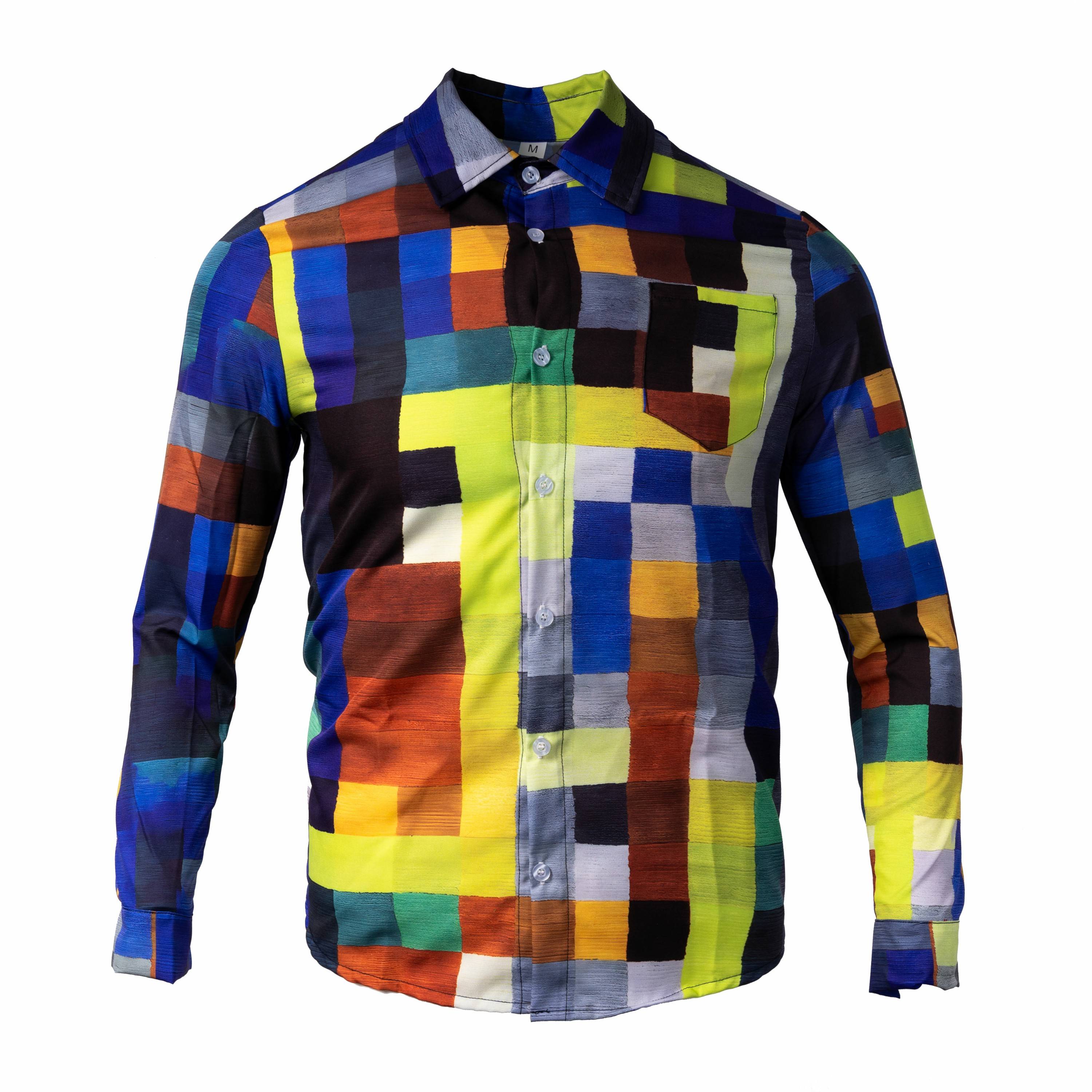 Camisa Unisex Cuadros Multicolor Confort Y Estilo Alejandro