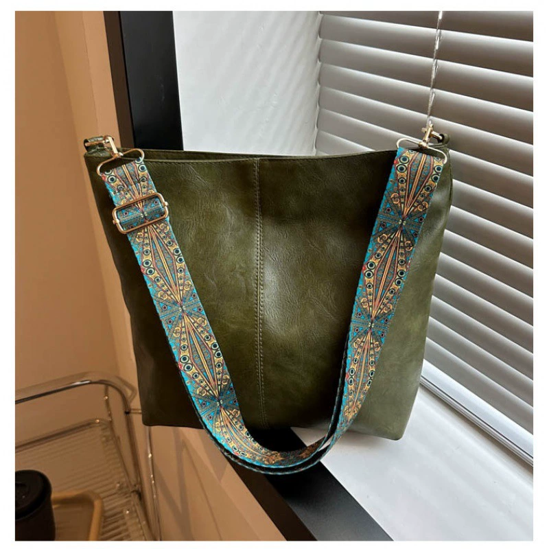 Bolsa de Hombro Vintage Resistente para Diario Urbano Ana