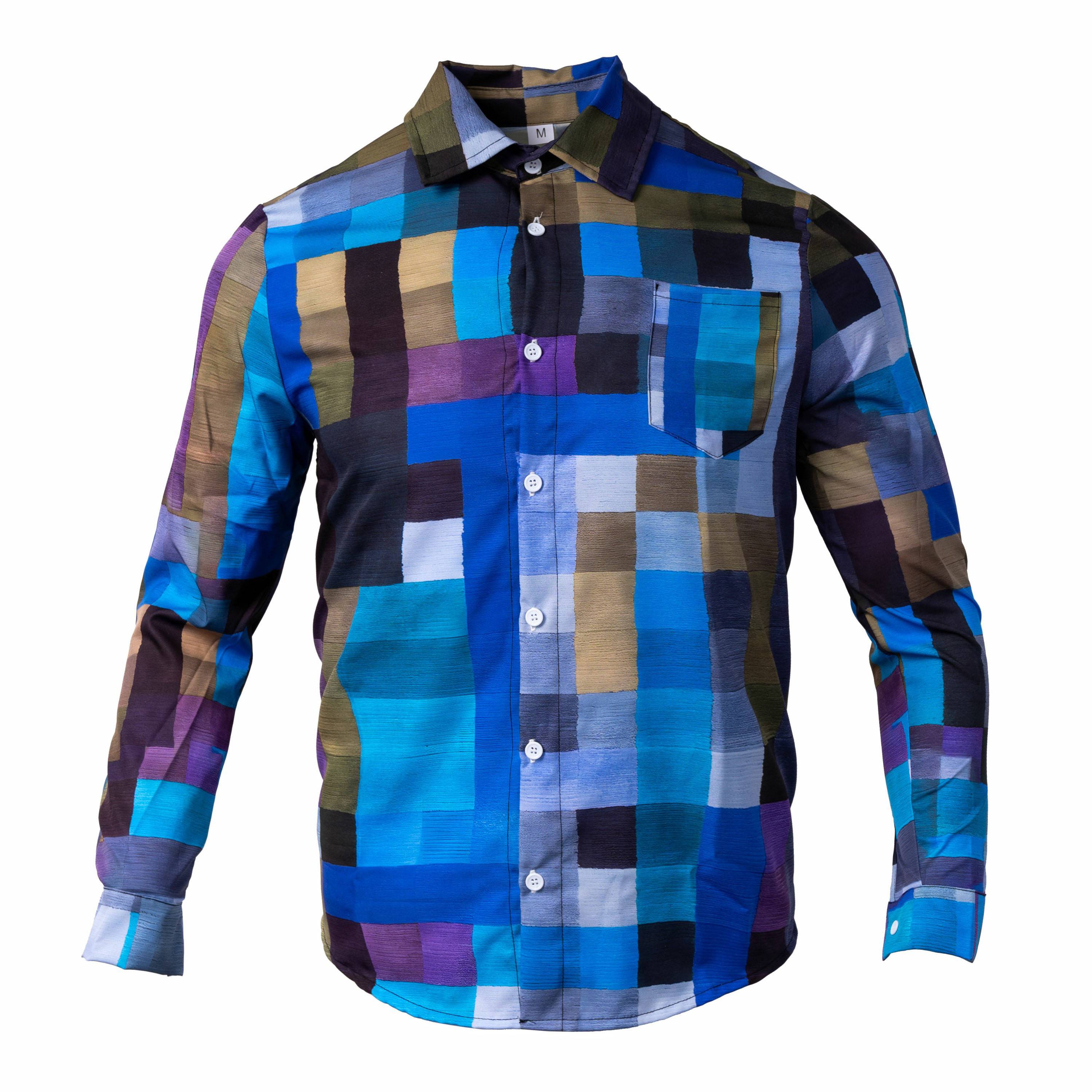 Camisa Unisex Cuadros Multicolor Confort Y Estilo Alejandro
