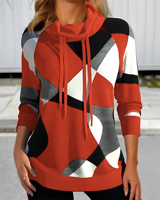 Top Color Block Para Mujer Cuello Redondo Raglan Ana