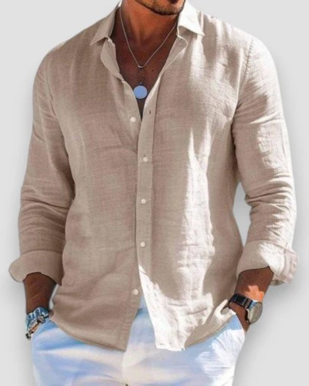 Camisa Hombre Premium Transpirable Con Estilo Urbano Juan