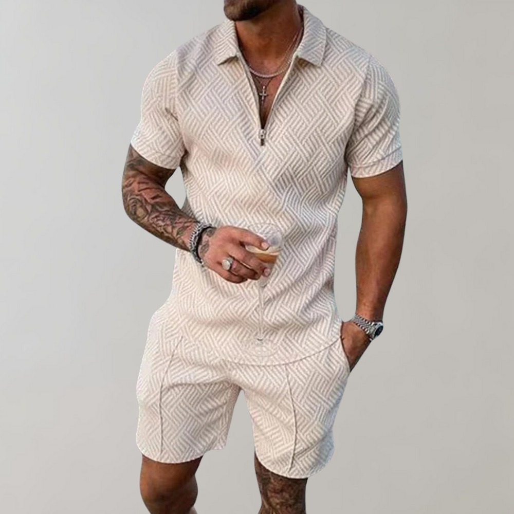 Conjunto Verano Hombre Polo Shorts Ligero Alejandro