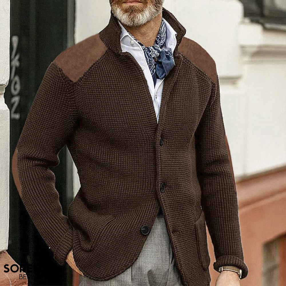 Blazer Vintage Para Hombre Estilo Patchwork Premium Carlos