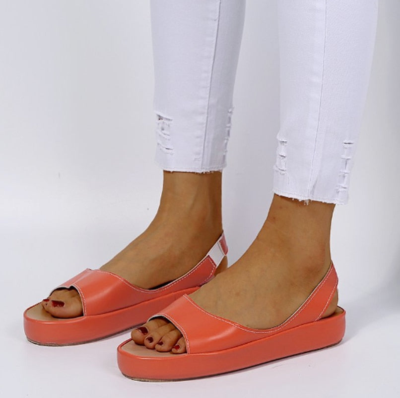 Sandalias Tarifa Con Suela Acolchada Apoyo a Mujeres Ana
