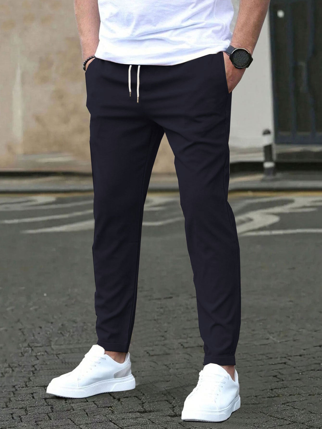 Pantalón Elástico Miravo Hombres Comodidad Todo Día Carlos