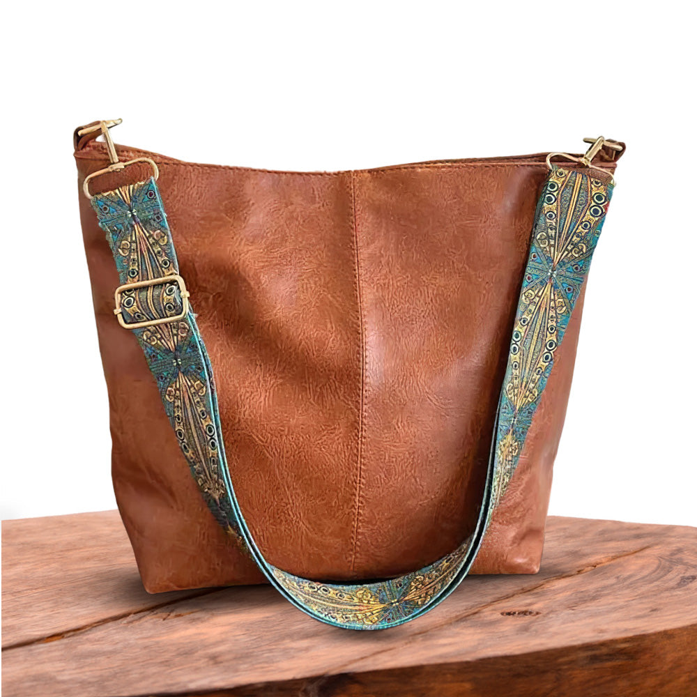 Bolsa de Hombro Vintage Resistente para Diario Urbano Ana