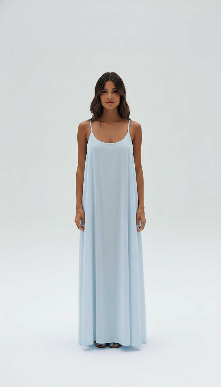 Women’s Casual Backless Summer Dress - Tiffany