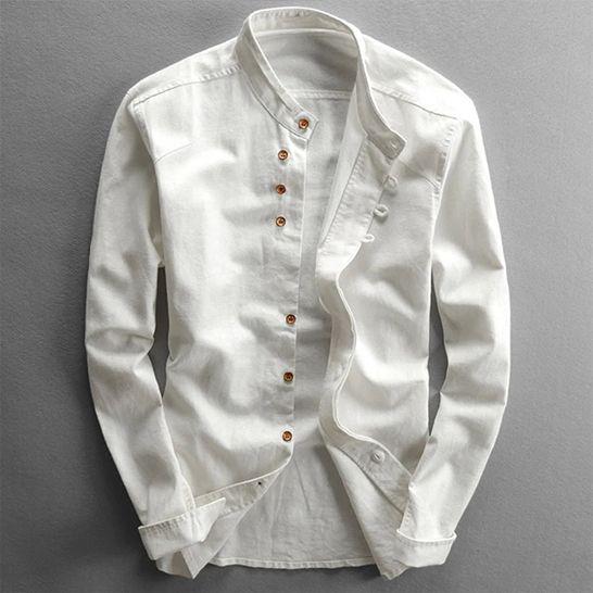 Camisa Japonesa Estilo Katana para Hombres Cómoda Luis