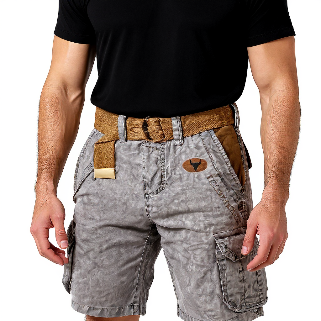 Shorts Cargo Para Hombres Resistente Y Versátiles Carlos