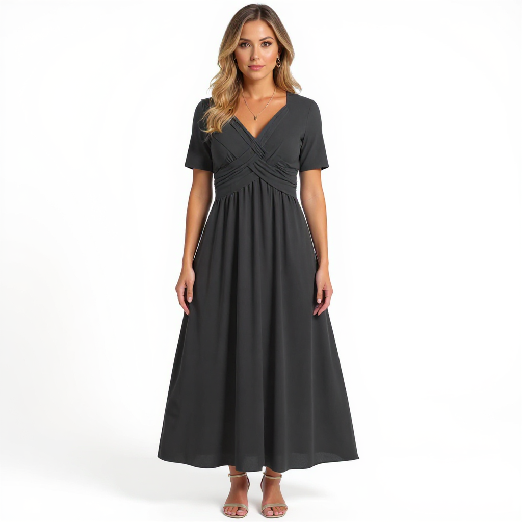Vestido Elegante Silueta Esbelta Cintura Perfecta Miguel
