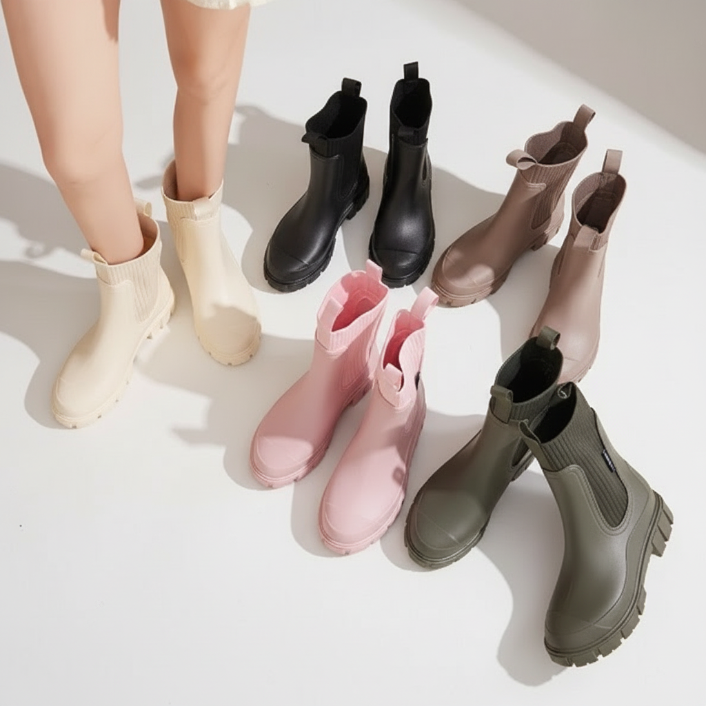 Botas Mujer Impermeables Antideslizantes Valeria Nube