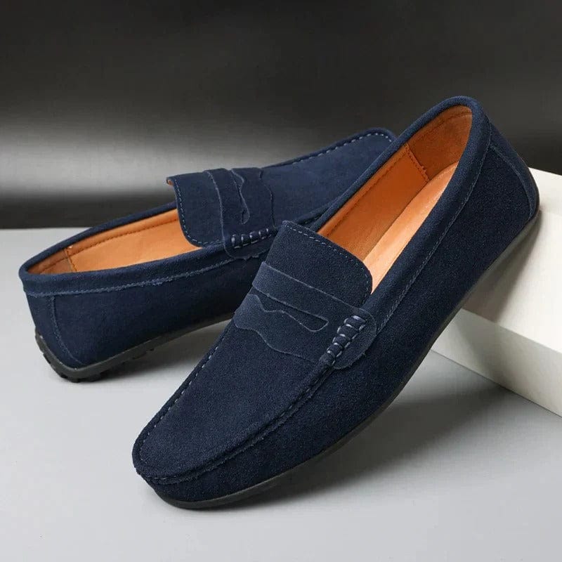Mocasines De Gamuza Con Plantilla Acolchada Lujo Diego