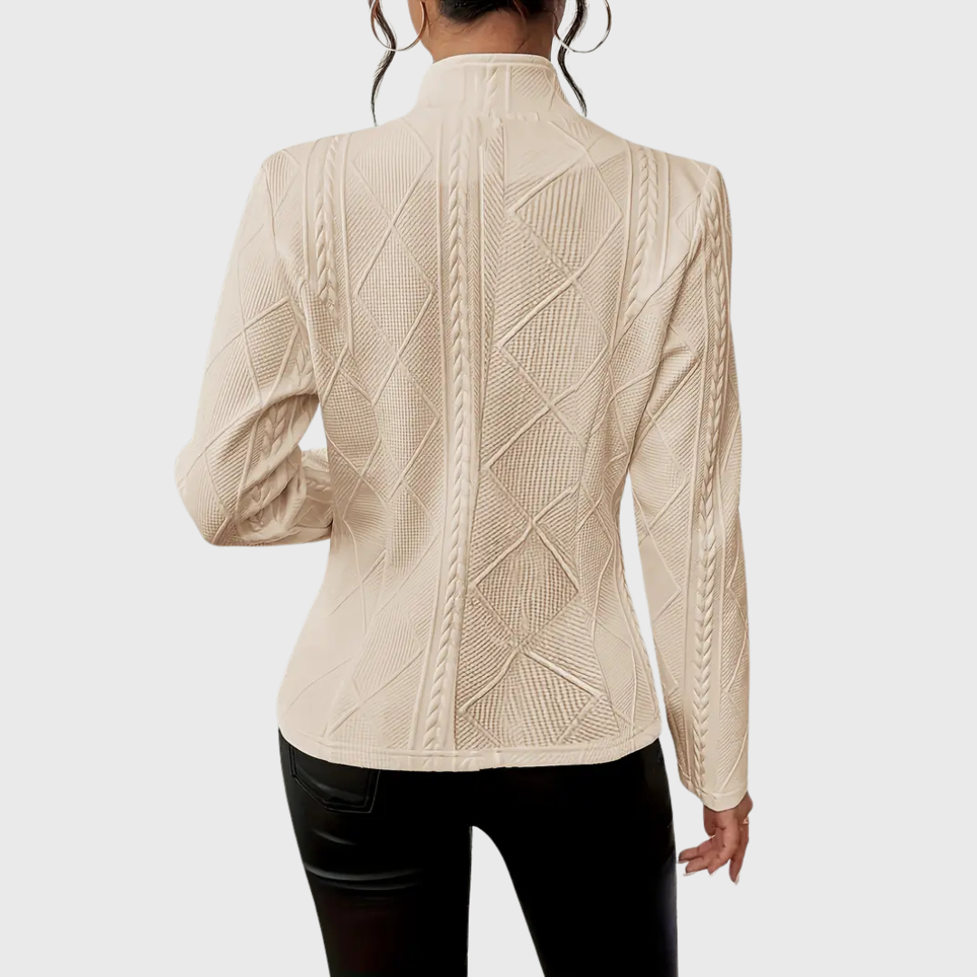 Blazer Mujer Elegante Con Toque Distintivo Corte Luis