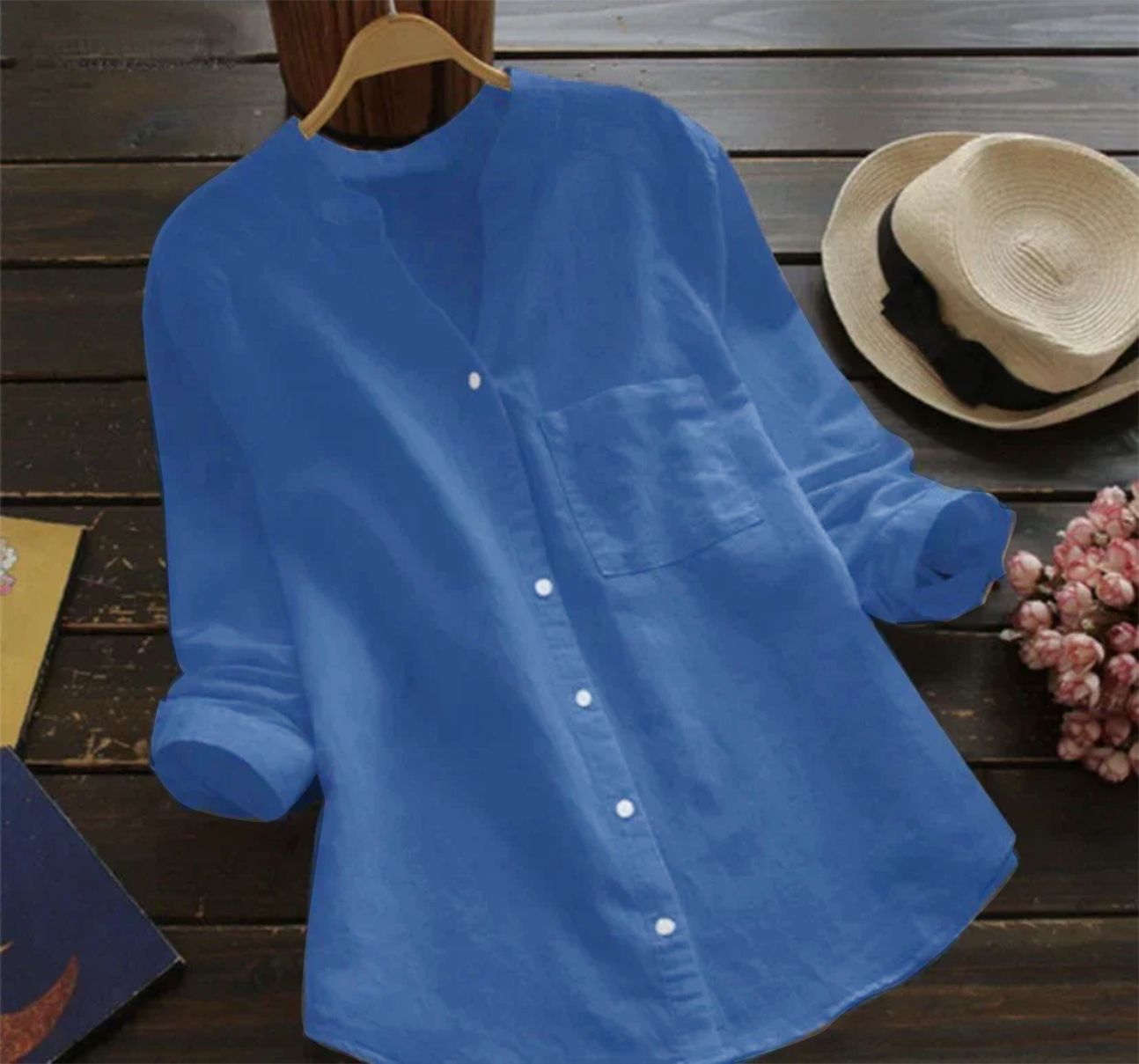 Camisa Casual Mujer Tejido Suave Y Libertad Diario Ana