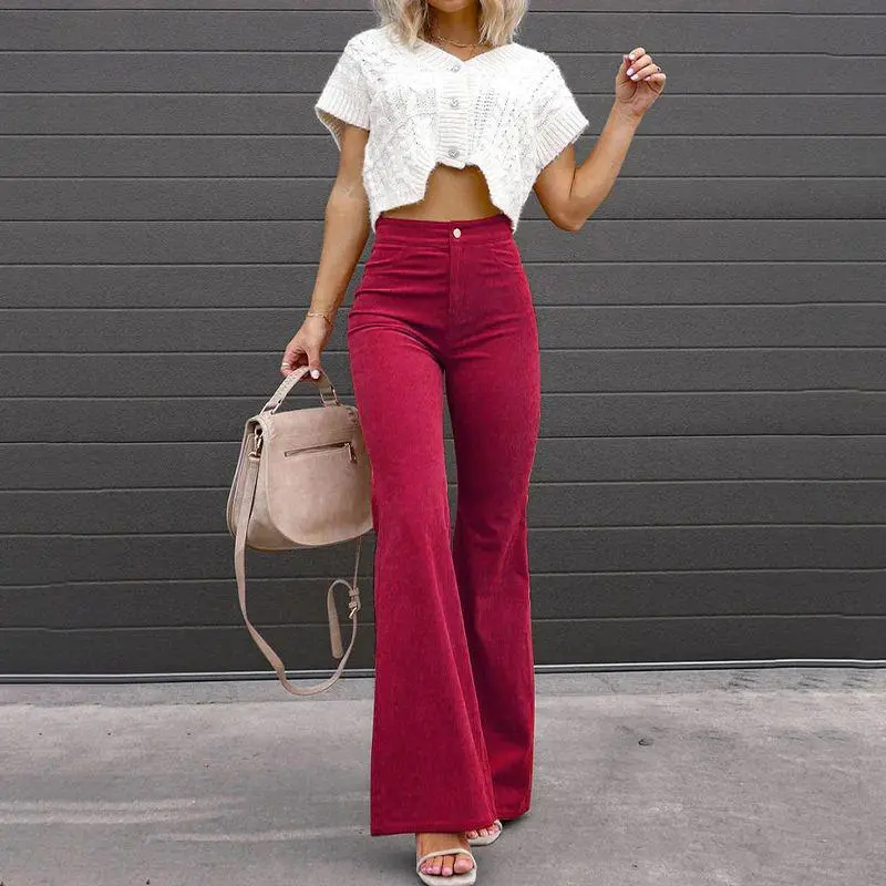 Pantalones Campana Con Curvas Moda Retro Moderno Alejandro