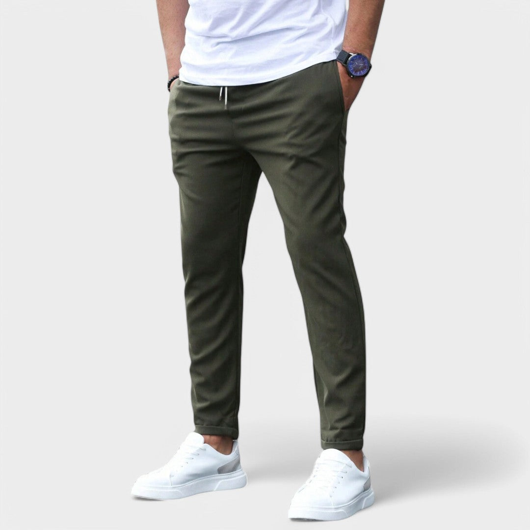 Pantalón Elástico Miravo Hombres Comodidad Todo Día Carlos