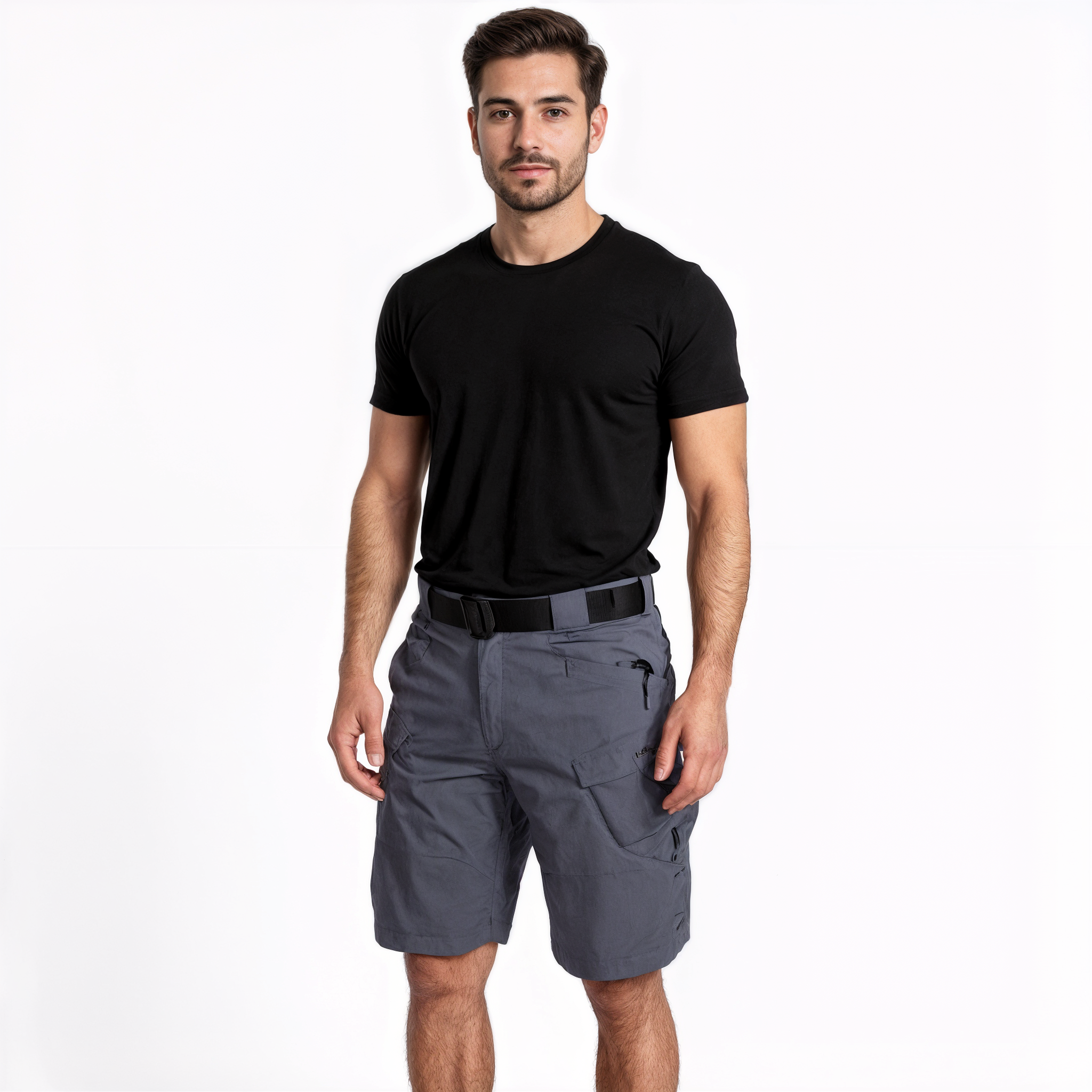 Shorts Tácticos Ligeros Secado Rápido Bolsillos Mateo