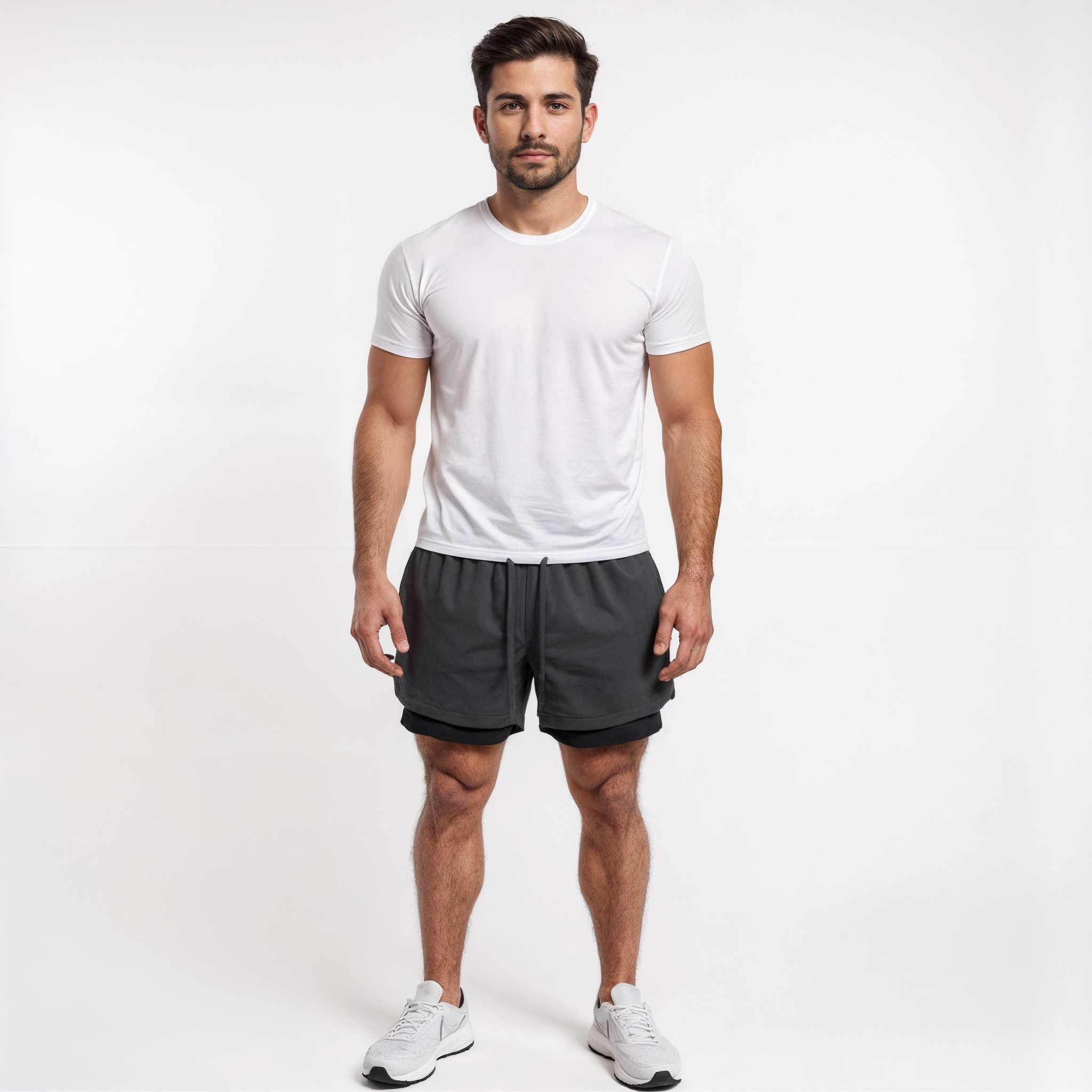 Shorts De Fitness Con Forro Interior Elástico Miguel