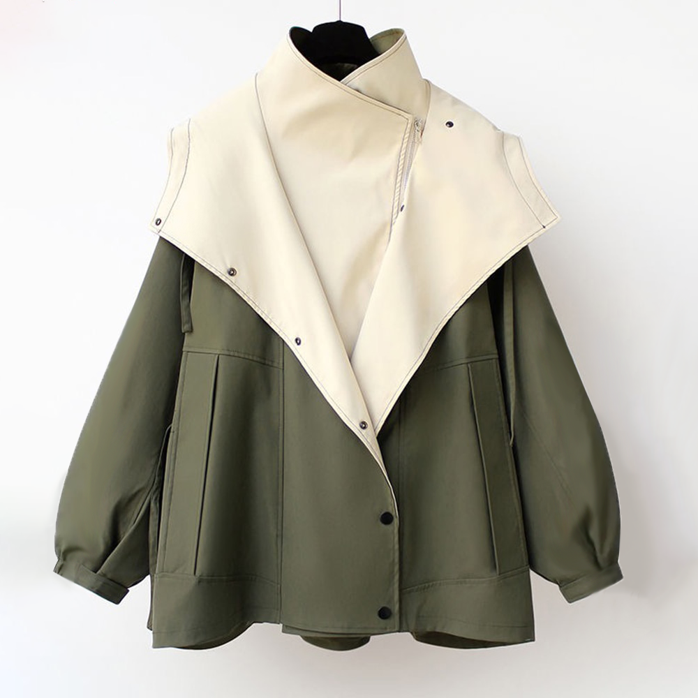 Capa Ligera Impermeable Oversize Capucha Elegante Sofía