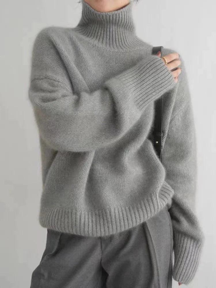 Organic Ultra Soft Turtleneck Sweater