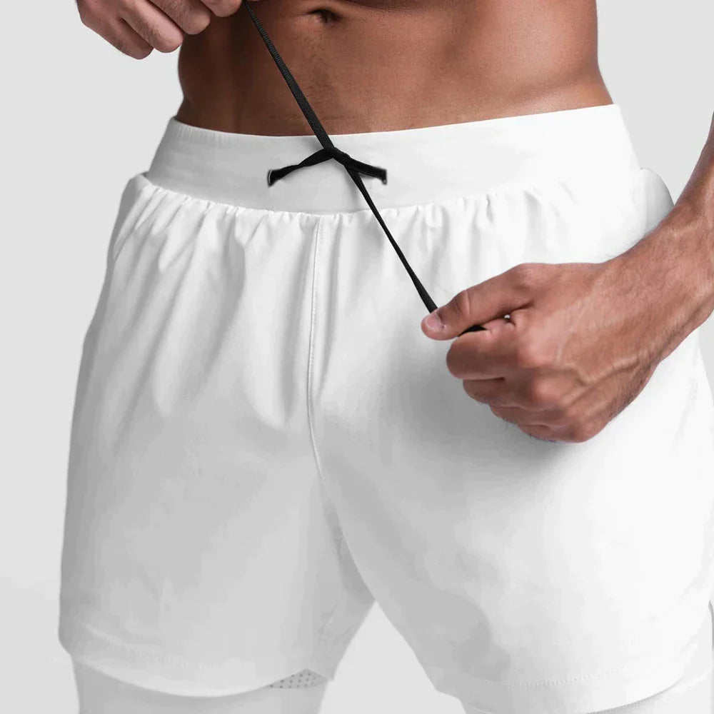 Shorts De Fitness Con Forro Interior Elástico Miguel