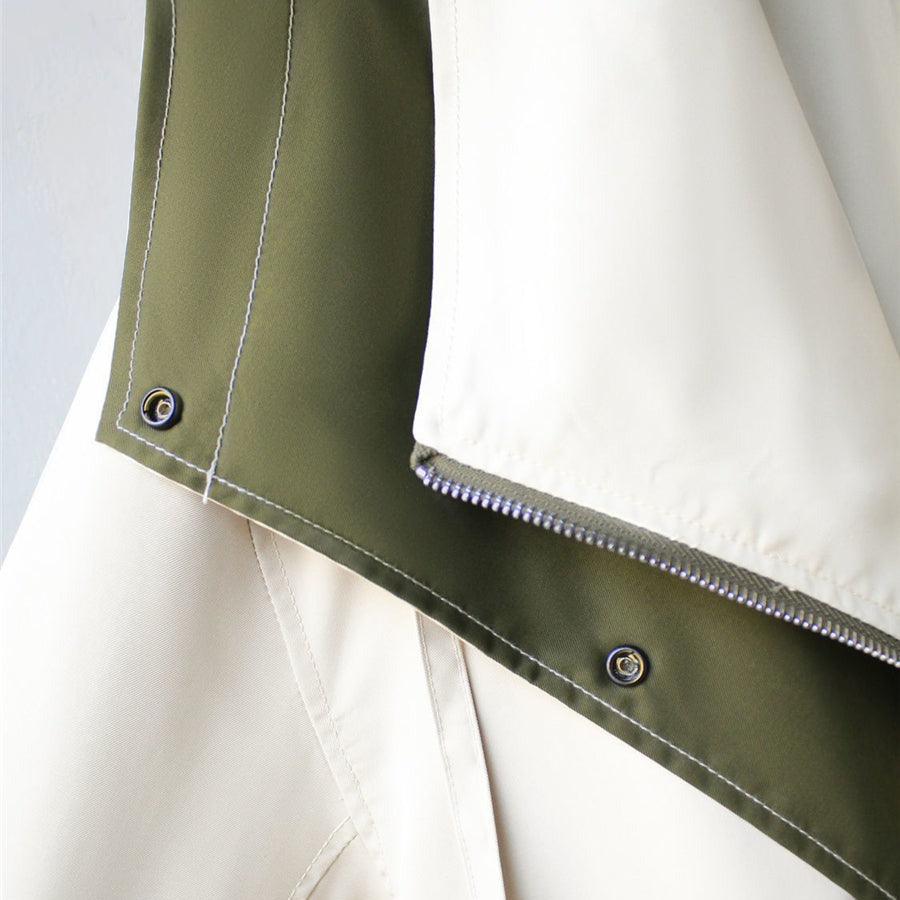 Capa Ligera Impermeable Oversize Capucha Elegante Sofía