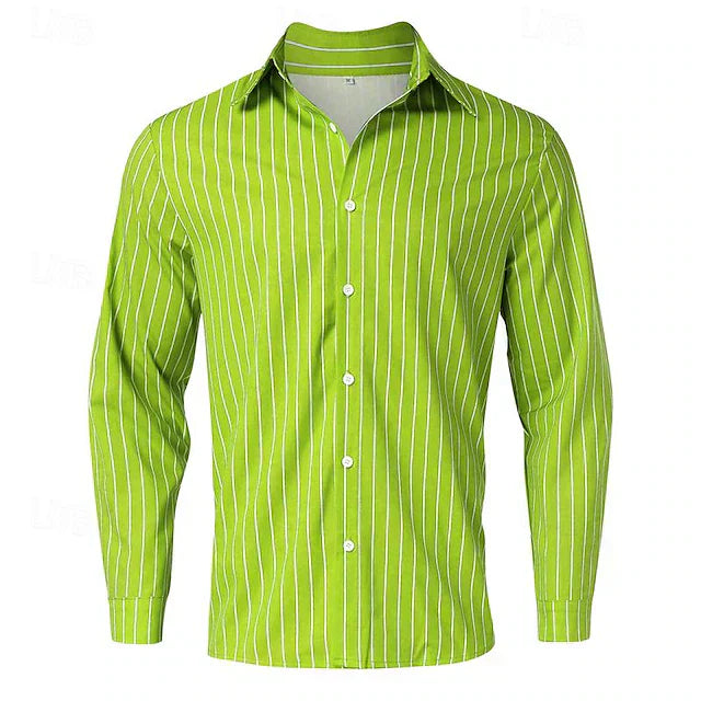 Camisa Rayada De Lujo Tejido Suave Con Detalles Ana