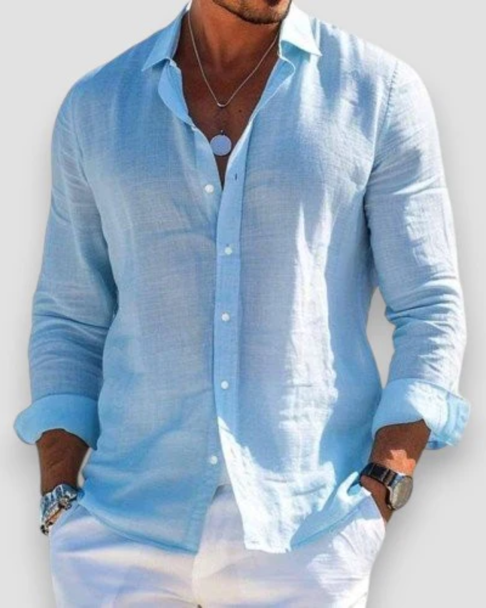 Camisa Hombre Premium Transpirable Con Estilo Urbano Juan