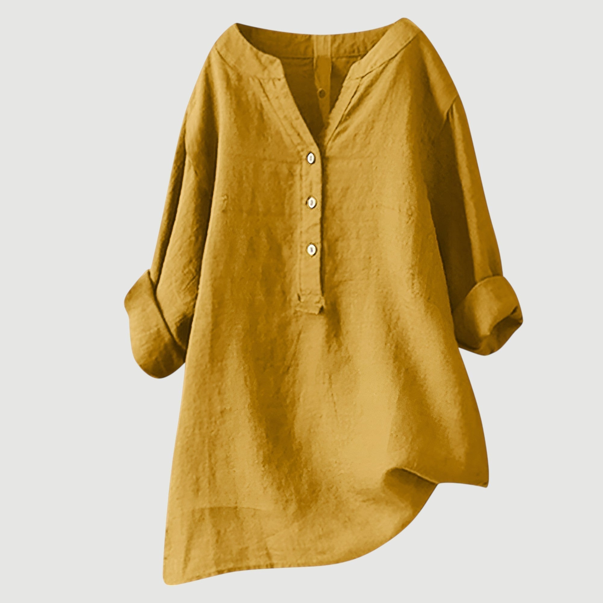 Camisa De Lino Premium Ligera Y Transpirable Fresca Luis