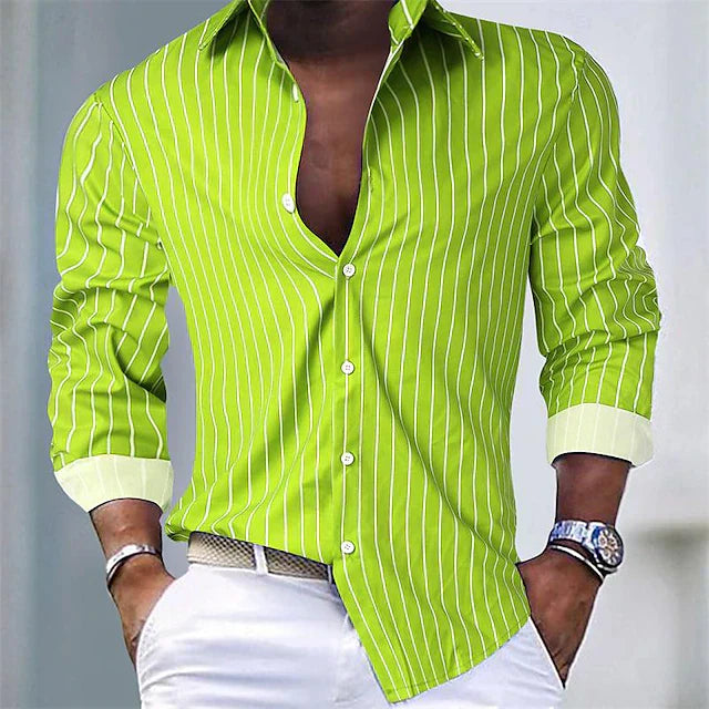 Camisa Rayada De Lujo Tejido Suave Con Detalles Ana