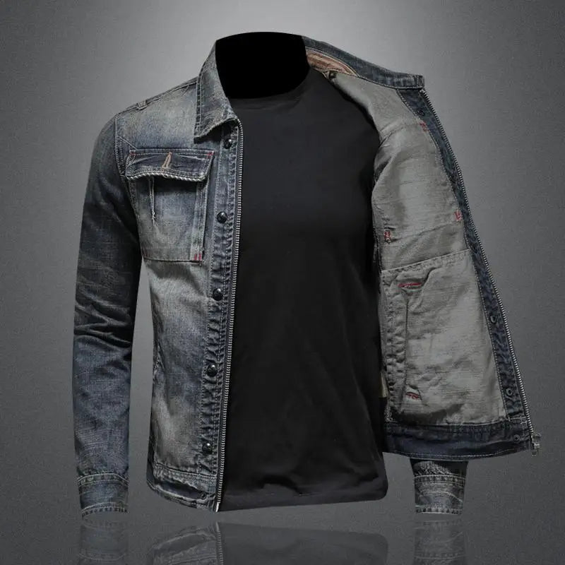 Chaqueta Vaquera Vintage CARL Retro Denim Con Estilo Ana