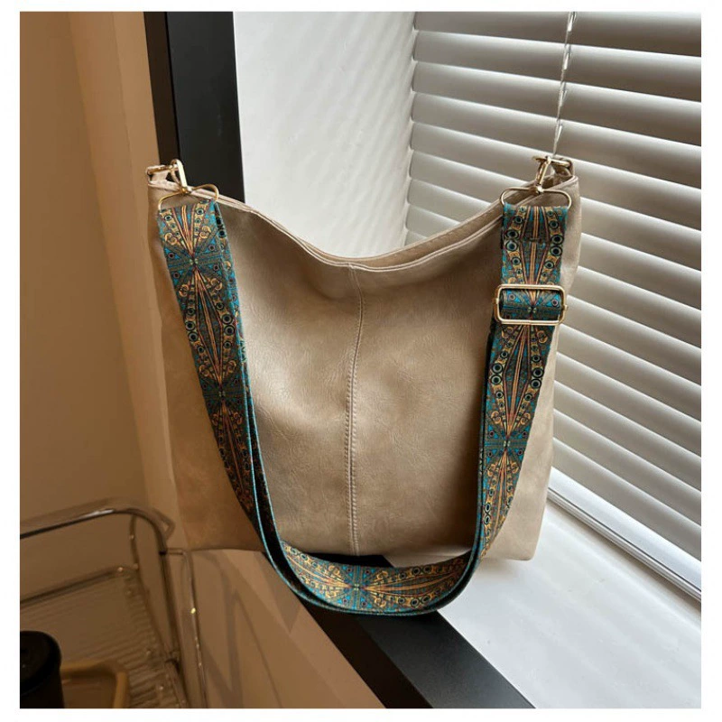 Bolsa de Hombro Vintage Resistente para Diario Urbano Ana