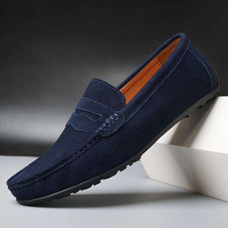 Mocasines De Gamuza Con Plantilla Acolchada Lujo Diego