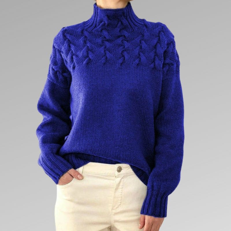 Suéter Cuello Alto Cómodo Estiloso Versátil Urbano Mateo