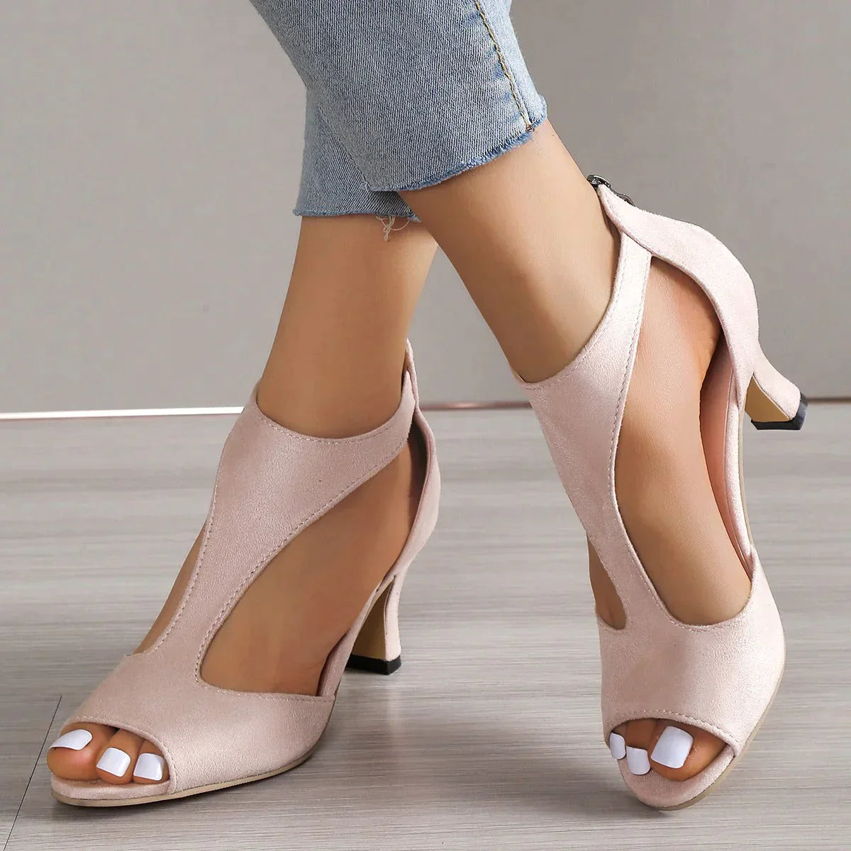 Zapatos Tacón Cuero Con Amortiguación Confort Carlos