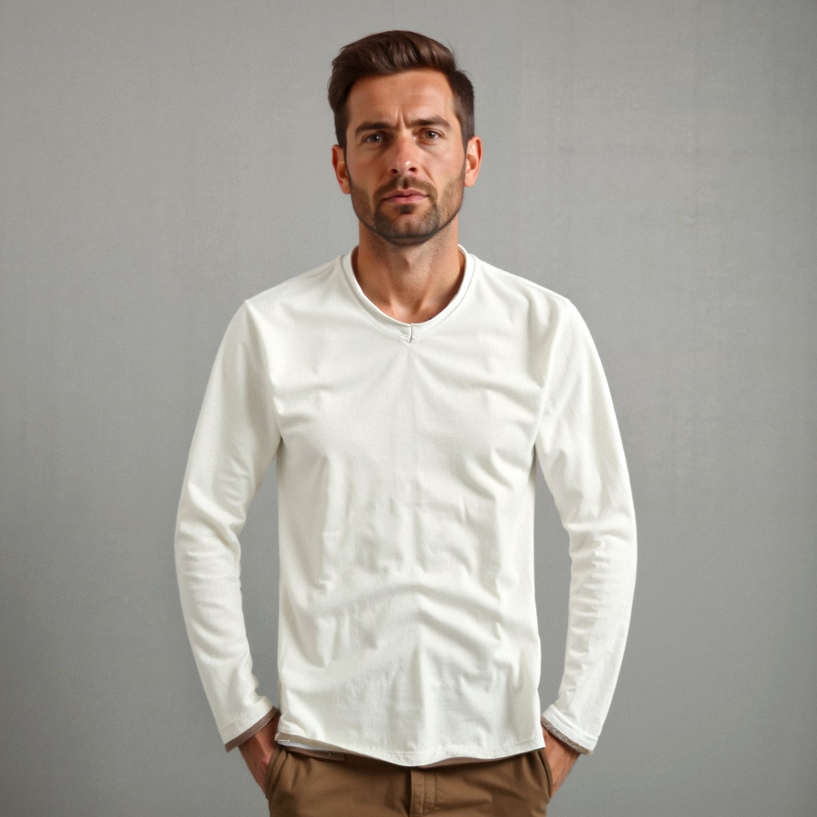 Camisa Japonesa Para Hombre Estilo Refinado Leon Luis