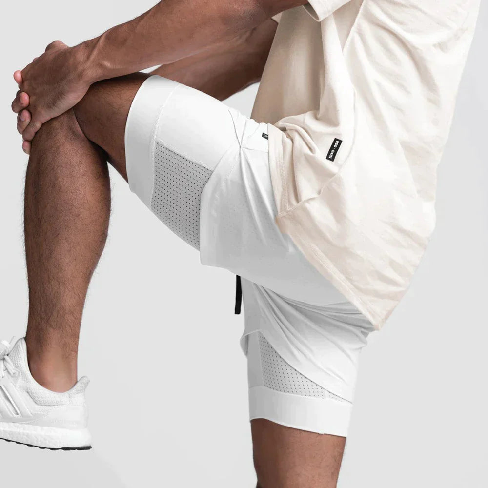 Shorts De Fitness Con Forro Interior Elástico Miguel