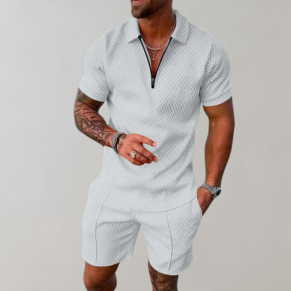 Conjunto Verano Hombre Polo Shorts Ligero Alejandro