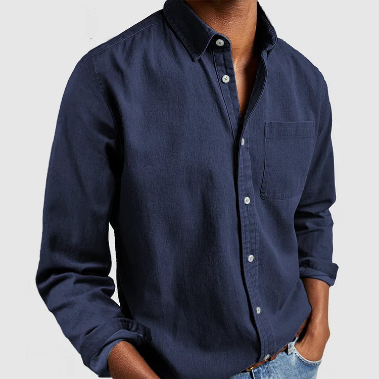 Camisa Hombre Elegante Y Versátil Para Negocios Carlos
