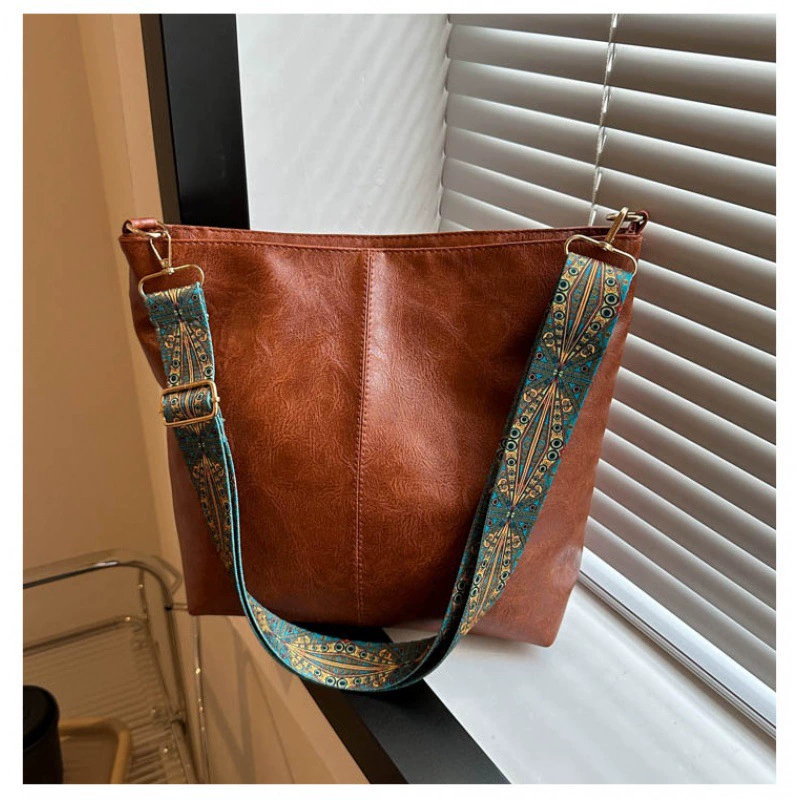 Bolsa de Hombro Vintage Resistente para Diario Urbano Ana