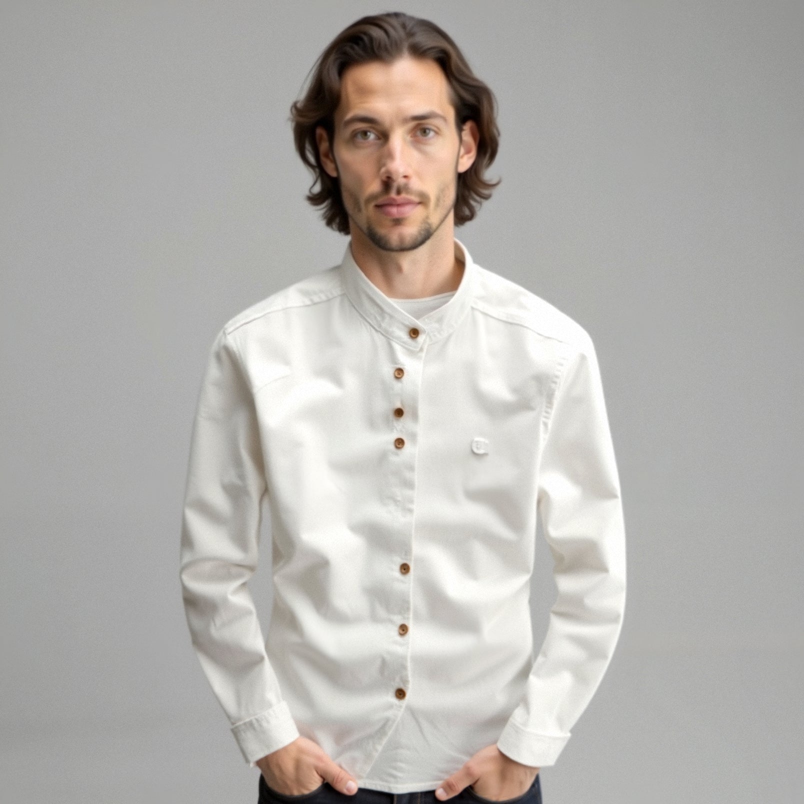 Camisa Japonesa Estilo Katana para Hombres Cómoda Luis