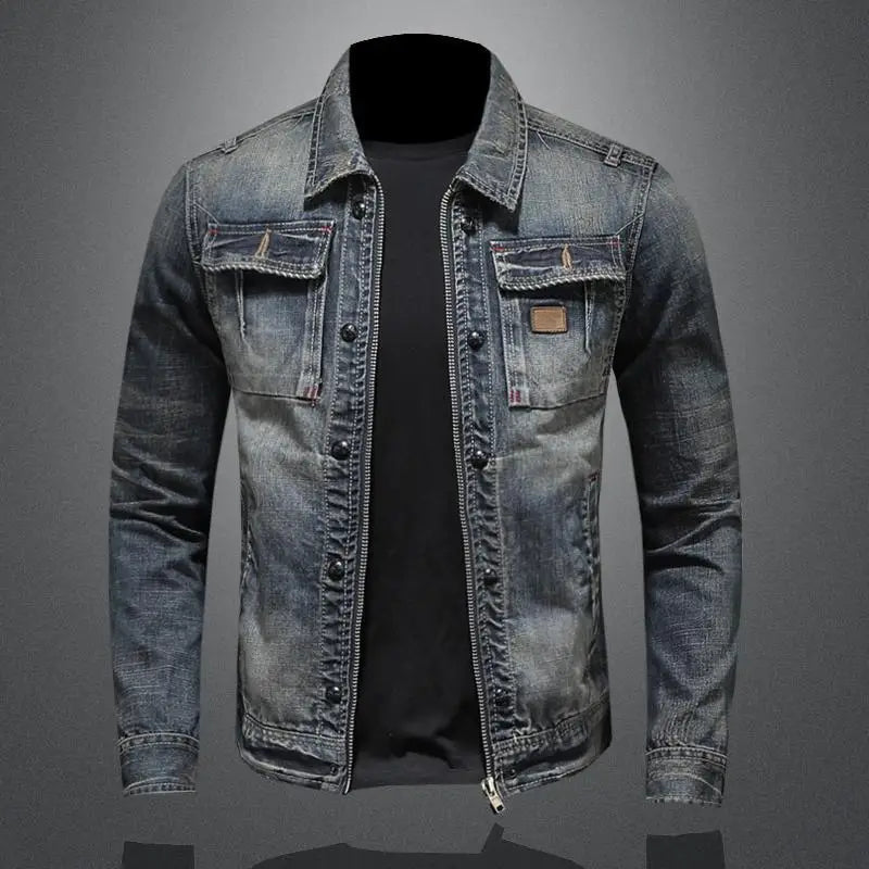 Chaqueta Vaquera Vintage CARL Retro Denim Con Estilo Ana