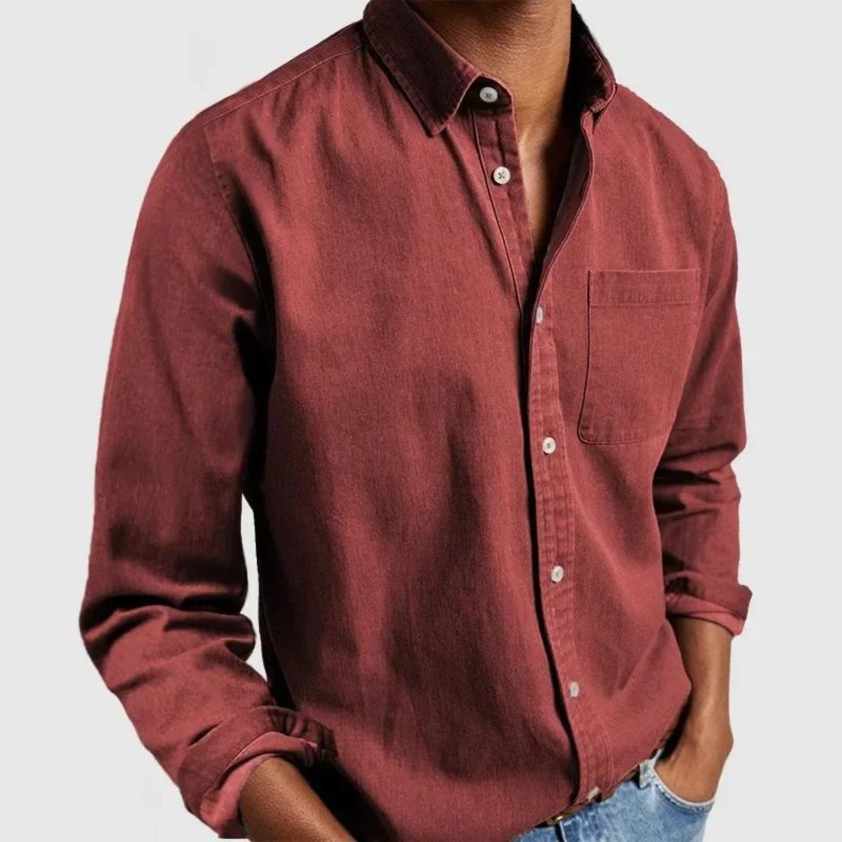 Camisa Hombre Elegante Y Versátil Para Negocios Carlos