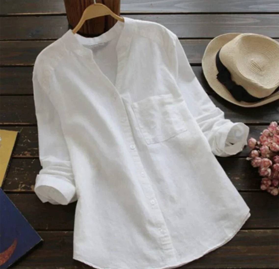 Camisa Casual Mujer Tejido Suave Y Libertad Diario Ana