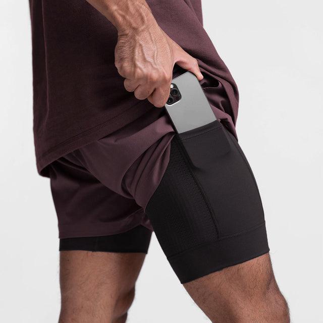 Shorts De Fitness Con Forro Interior Elástico Miguel