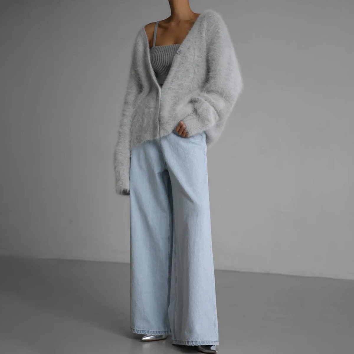 Chaqueta De Punto Ultra Suave Con Acabado Premium Ana