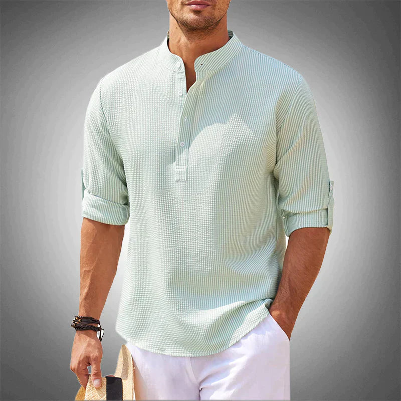 Camisa Elegante Hombre Cómodo Müller Estilo Moderno Miguel